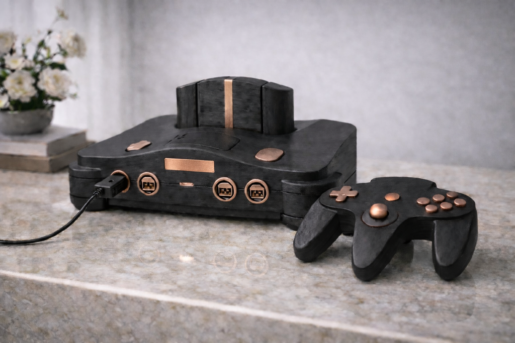 Nintendo Decorativo en Madera