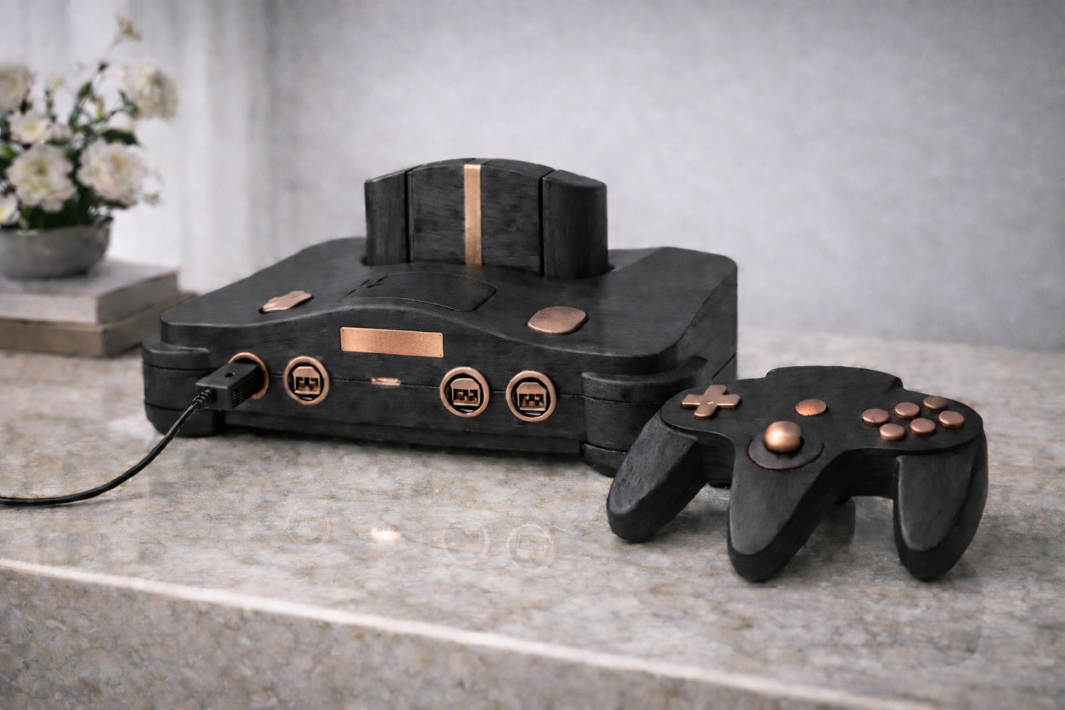 Nintendo Decorativo en Madera